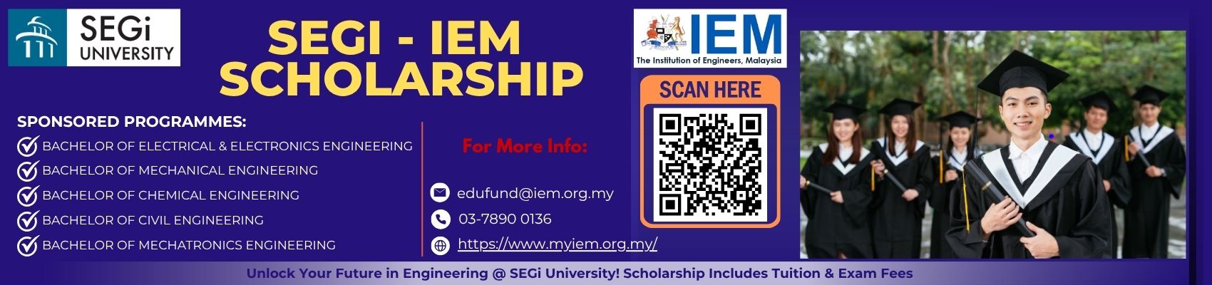 IEM Scholarships 2026 - SEGi University Scholarship